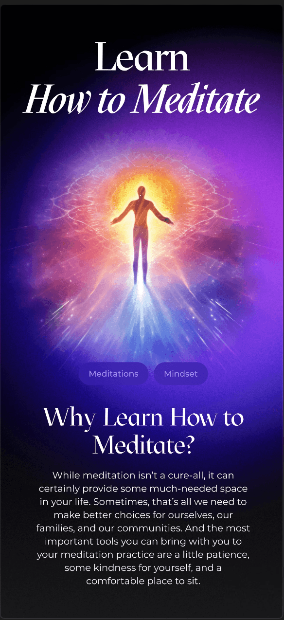 Inside : Mindfulness Meditation